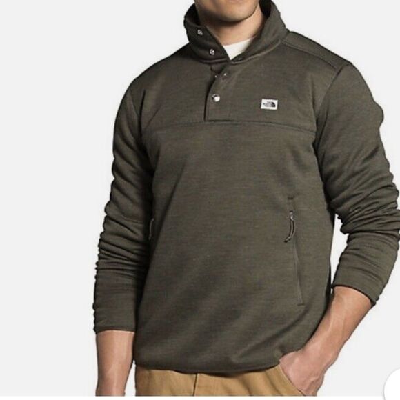 The North Face Patrol Sherpa Wool Blend Fleece Sweatshirt Top 1/4 Snap Size XL - Picture 13 of 13